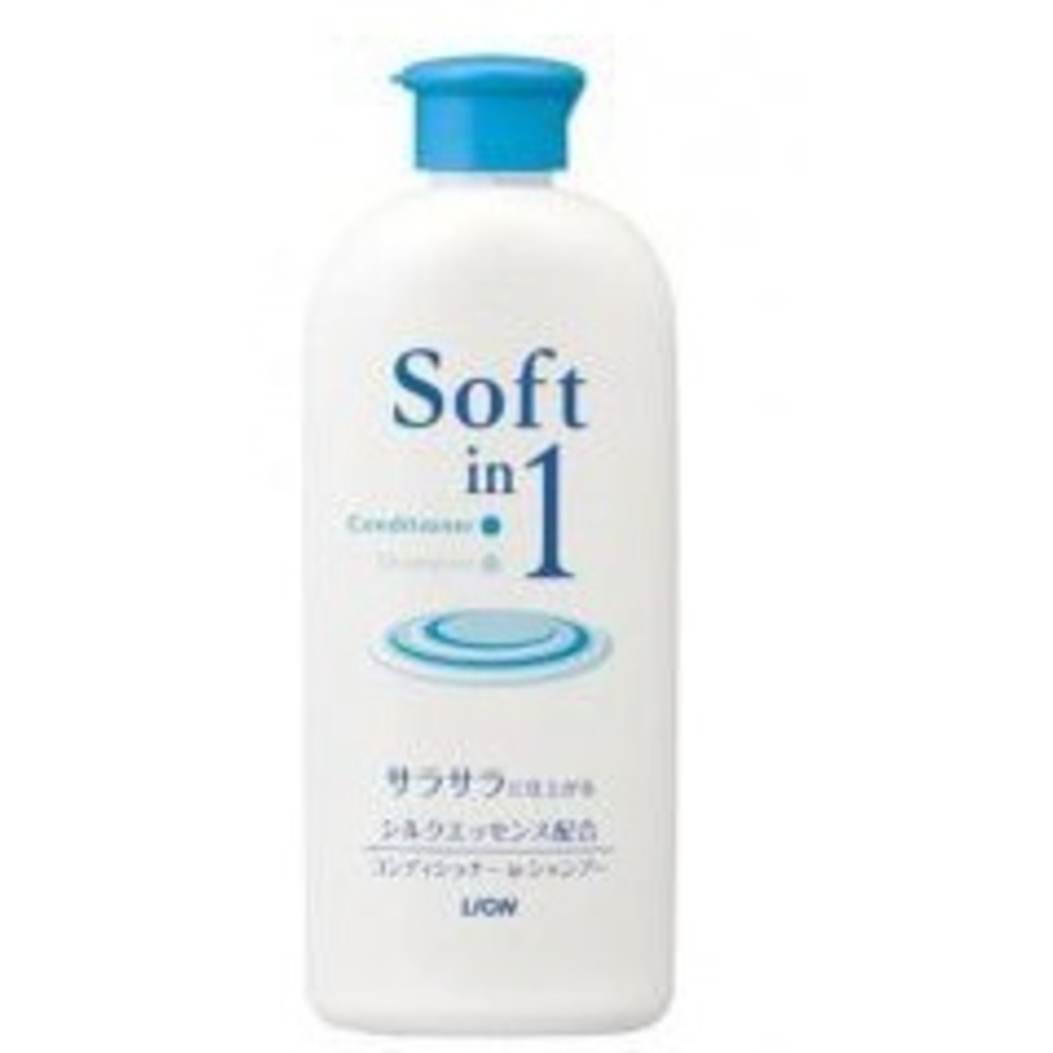 LION "Soft in 1" BLUE Шампунь-кондиционер смягчающий  с экстрактом водорослей и минералами 200мл. / 073628