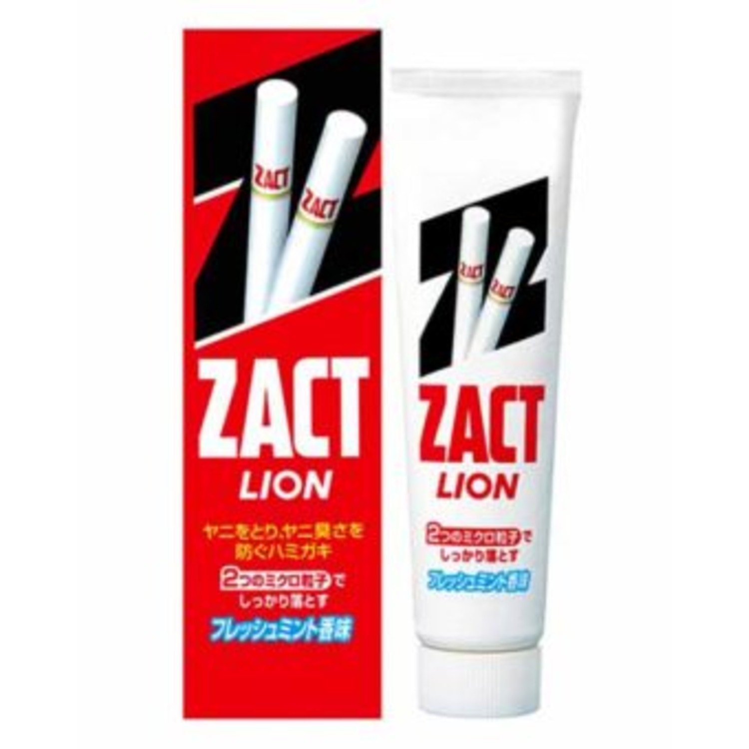 LION ZACT Зубная паста для удаления никотинового налета и устранения запаха табака 150 г. / 171898