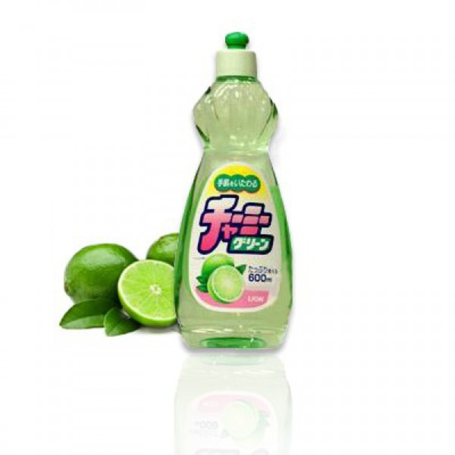 Lion Charmy Green Моющее средство для мытья посуды овощей и фруктов с ароматом лайма, 600мл. / 459026