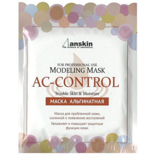 Anskin Modeling Mask AC-Control Trouble Skin & Moisture альгинатная маска акне-контроль для проблемной кожи, 25 г. / 422222