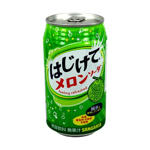 Sangaria Hajikete Melon Напиток безалкогольный газированный Дыня, 350 мл. / 015792