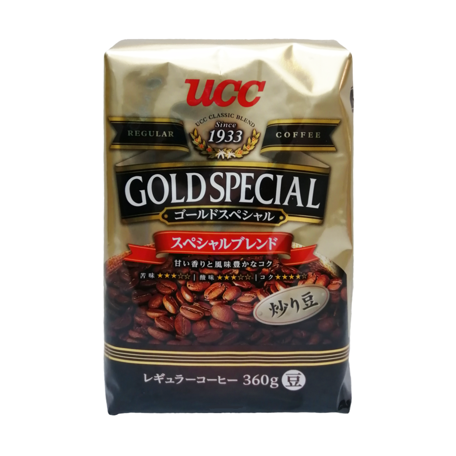 UCC Голд Спешиал Японский Кофе  (в зернах), 360 г. / 032127