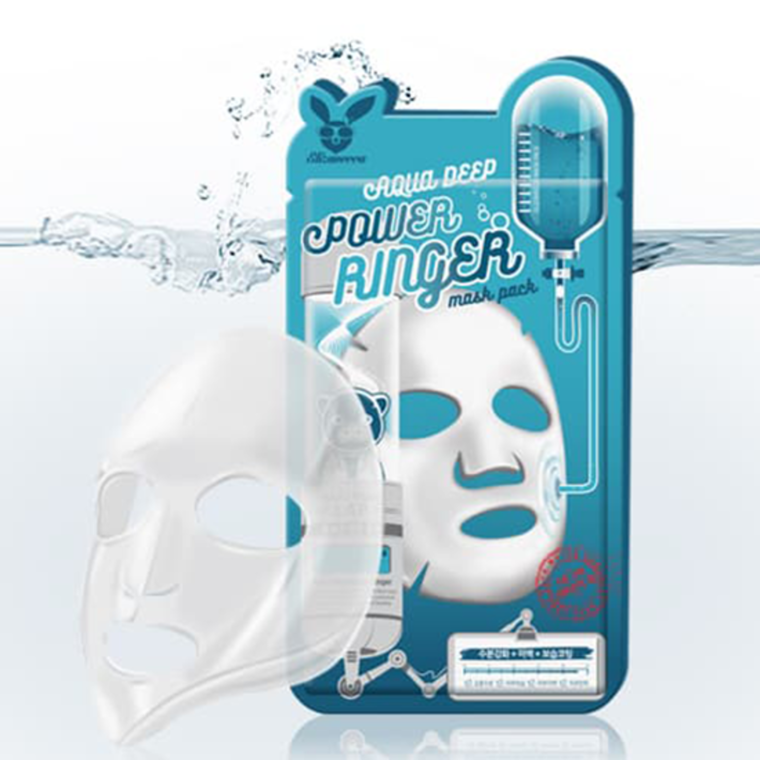  Elizavecca Deep Power Ringer Mask Pack Aqua Тканевая маска с гиалуроновой кислотой
