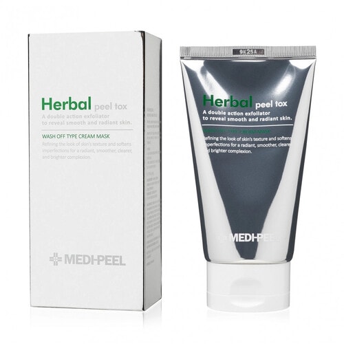 Medi-Peel Herbal Peel Tox Wash Off Type Cream Mask Очищающая пилинг-маска с эффектом детокса, 28г. / 346892