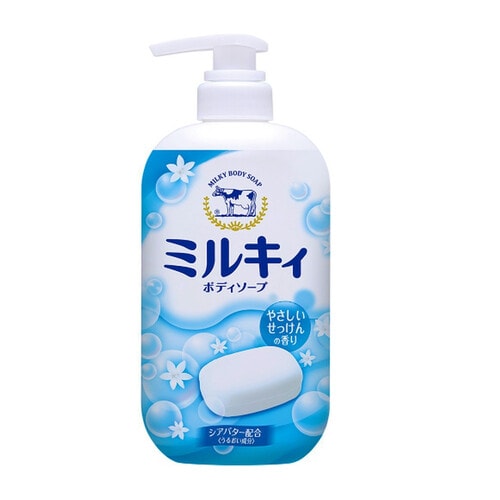 Cow "Milky Body Soap" Молочное жидкое мыло для тела  сладкий аромат мыла