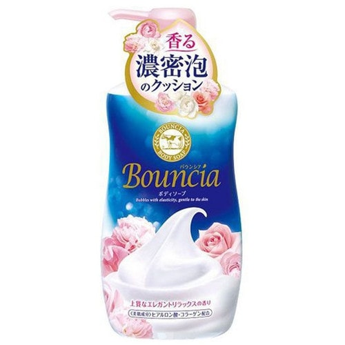 СOW «Bouncia» Жидкое мыло для тела и рук со сливками и коллагеном с ароматом роскошного букета, 500 мл. / 008280