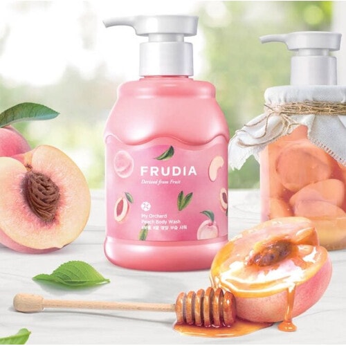 FRUDIA  My Orchard Peach Body Wash Гель для душа увлажняющий с персиком, 350мл/ 036890