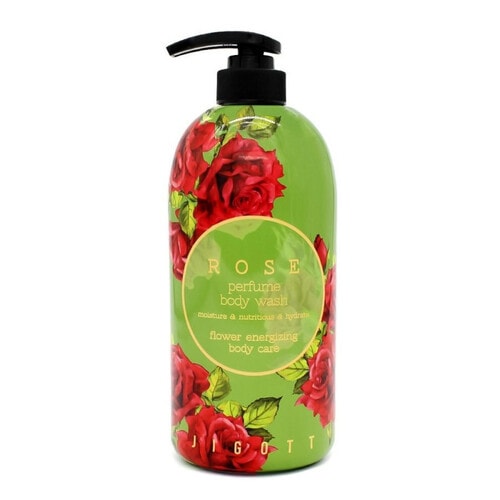 Jigott  Rose Perfume Body Wash Парфюмированный гель для душа с экстрактом розы, 750 мл/ 282157