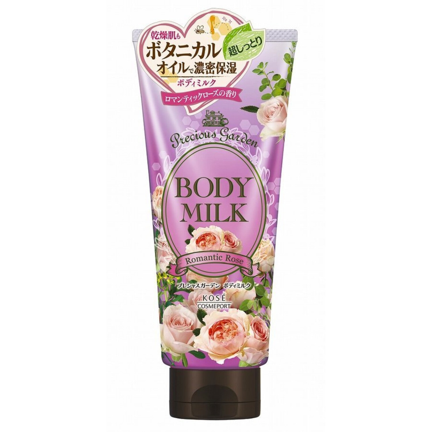Precious Garden Body Milk Romantic Rose Молочко для тела питательное и увлажняющее, на основе растительных масел, с нежным ароматом розы, 200 г. / 387827