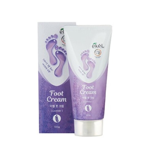 EKEL Foot Cream Lavender Успокаивающий крем для ног с экстрактом лаванды, 100г. / 653274