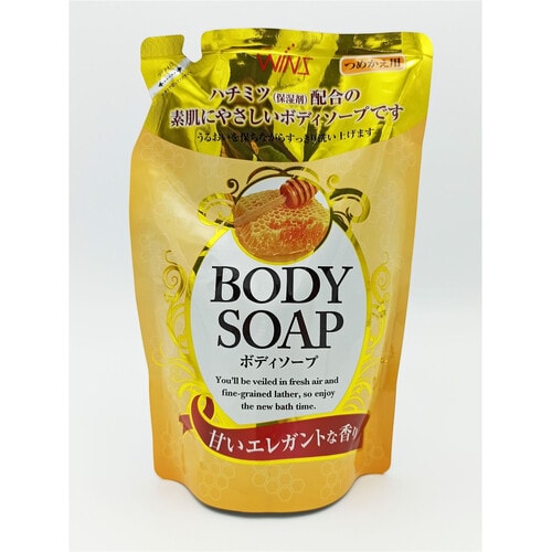 ND "Wins Body Soap honey" Увлажняющее крем-мыло для тела с мёдом, мягкая упаковка, 400мл. / 828704