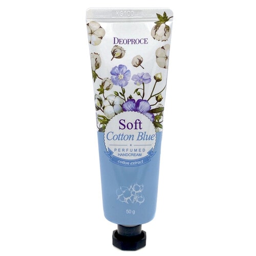 Deoproce Soft Cotton Blue Perfumed Hand Cream Крем для рук парфюмированный с экстрактом хлопка, 50г. / 925106