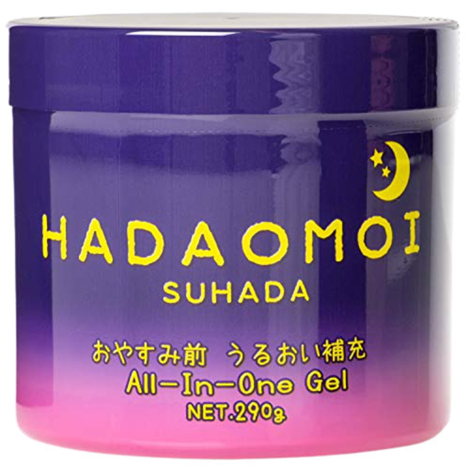 Akari "Hadaomoi Suhada" Ночной увлажняющий и питательный гель для лица и тела, с концентратом стволовых клеток, 290 г. / 222278 (1Т)