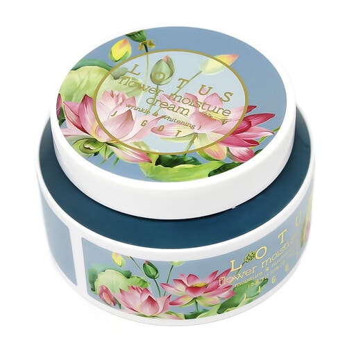 "Jigott" Lotus Flower Moisture Cream Глубоко увлажняющий крем для лица с экстрактом лотоса, 100мл. / 281600 