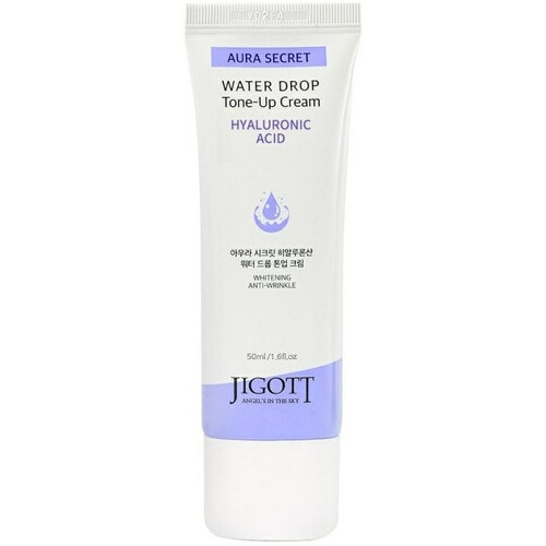 "Jigott" Aura Secret Hyaluronic Acid Water Drop Tone Up Cream Увлажняющий крем для лица с гиалуроновой кислотой 50 мл. / 282249