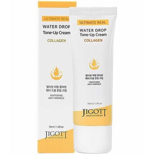 "Jigott" Ultimate Real Collagen Water Drop Tone Up Cream Тонизирующий крем для лица с коллагеном 50 мл. / 282256