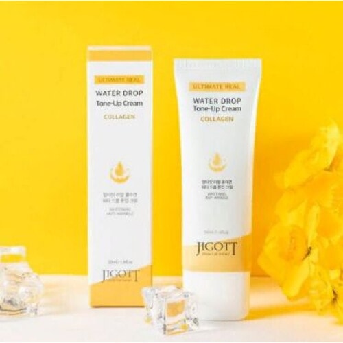 "Jigott" Ultimate Real Collagen Water Drop Tone Up Cream Тонизирующий крем для лица с коллагеном 50 мл. / 282256