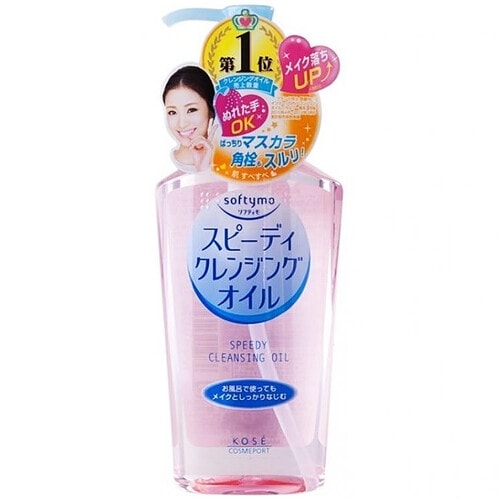 Kose Cosmeport Softymo Очищающее гидрофильное масло для снятия макияжа, с экстрактом 7 растительных масел, 230 мл. / 311327