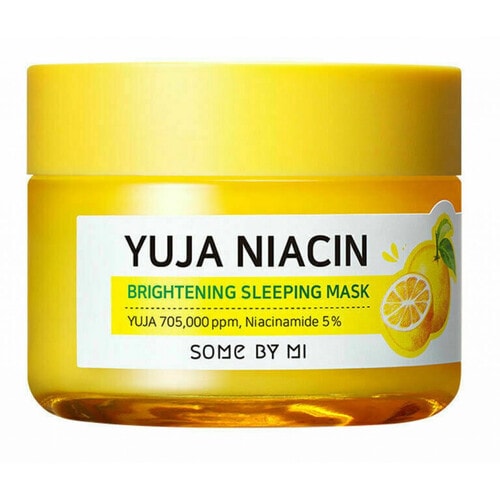  SOME BY MI Yuja Niacin 30 Days Miracle Brightening Sleeping Mask Ночная маска для сияния кожи, от пигментации и постакне, 60 мл/ 390305