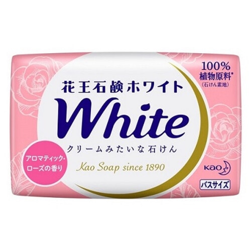 KAO "White Normal" Кусковое крем-мыло с ароматом роз, 85г. / 232359