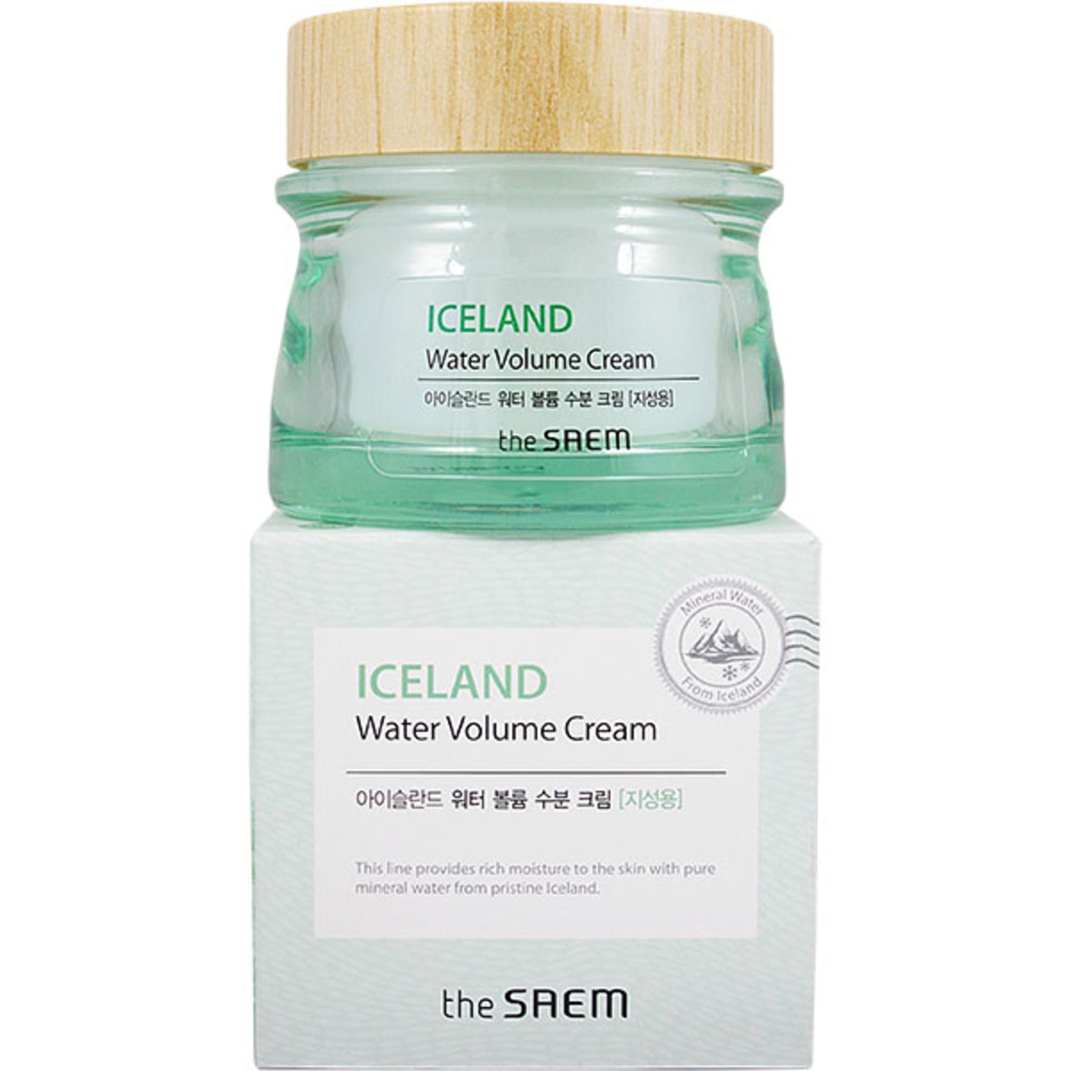 Saem Iceland Hydrating Cream Oily Skin Крем минеральный для жирной  кожи 80 мл/137147 