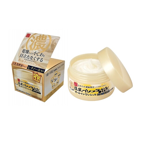 SANA Wrinkle Gel Cream Увлажняющий и подтягивающий крем-гель с ретинолом и изофлавонами сои, 100 г. / 484674 (2Т)