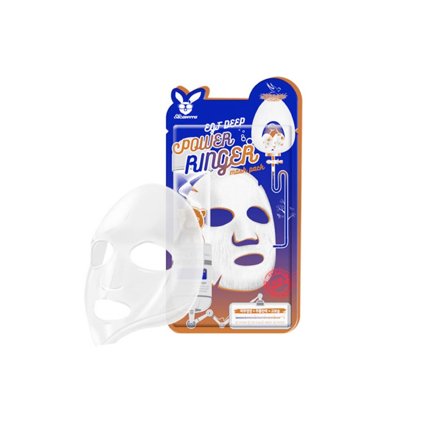 Elizavecca EGF Deep Power Ringer Mask Pack Тканевая маска  для лица для интенсивной регенерации, 23г. / 941846