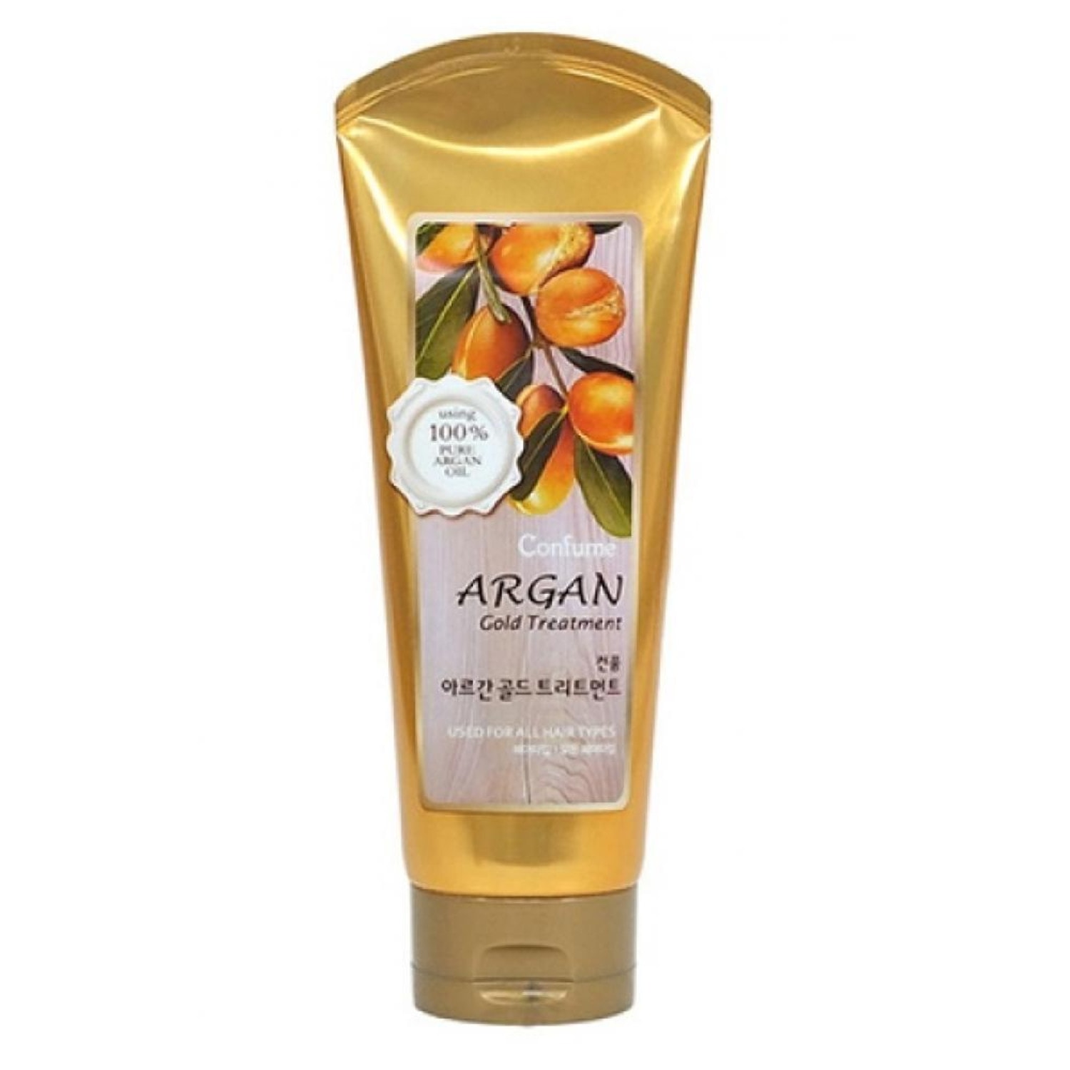 WELCOS Confume Argan Gold Treatment маска для волос с аргановым маслом, 200 г / 014256