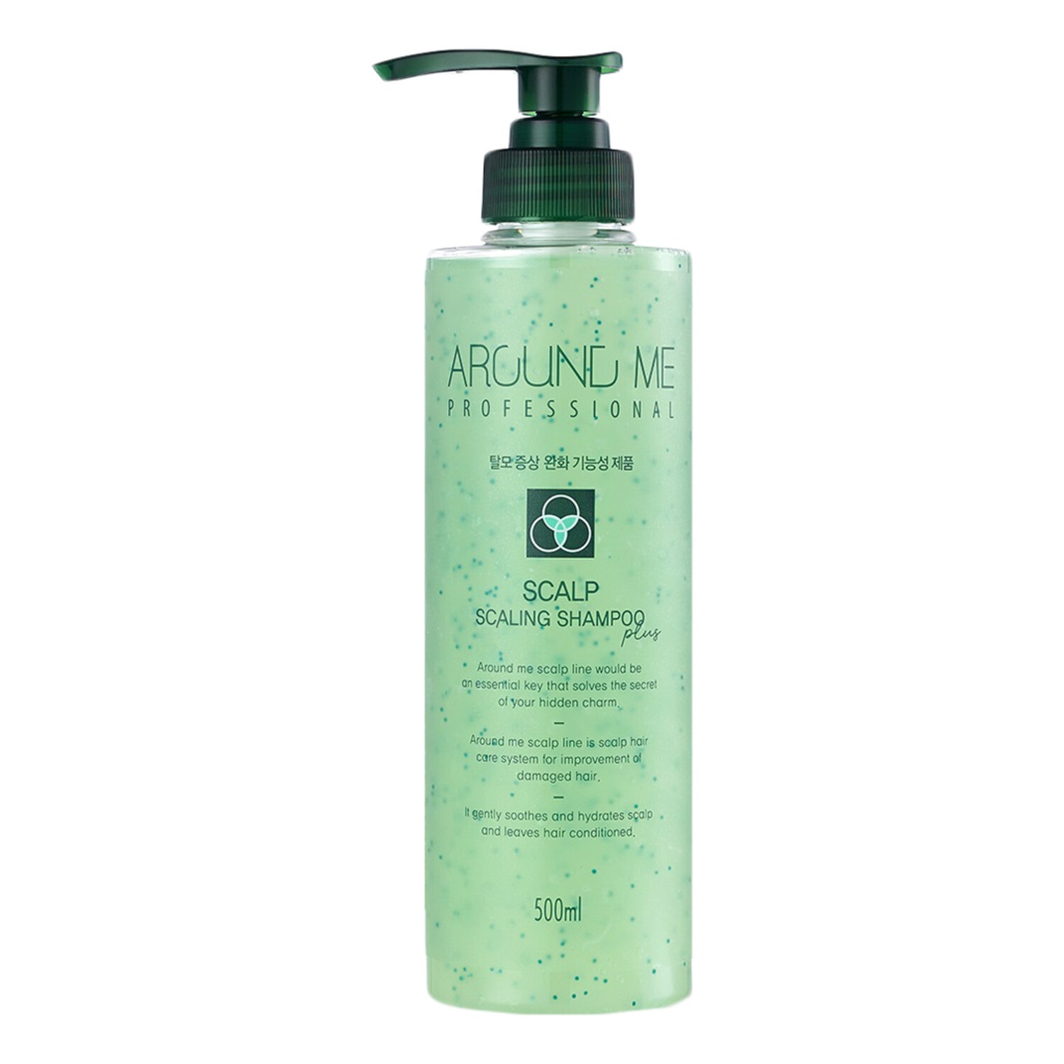 WELCOS Around Me Scalp Scaling Shampoo Plus Отшелушивающий шампунь для волос и кожи головы 500мл. / 046615