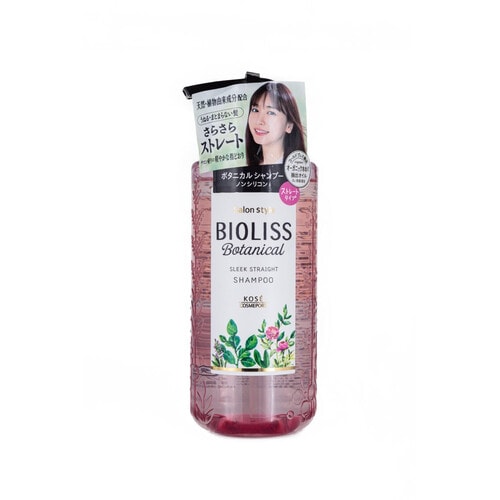 Kose Cosmeport "Salon Style - Bioliss Botanical" Разглаживающий и выпрямляющий шампунь для волос, фруктово-цветочный аромат, 480 мл.