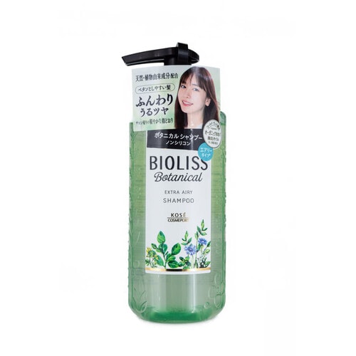 KOSE COSMEPORT "Salon Style" Bioliss Botanical Шампунь для придания объема волосам  свежий цитрусовый аромат, диспенсер 480 мл