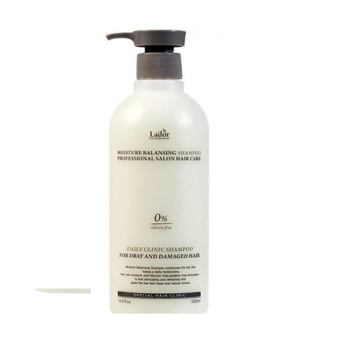 Lador Moisture Balancing Shampoo Профессиональный увлажняющий шампунь безсиликоновый, 530 мл. / 810889